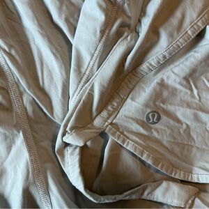 Lululemon Cream Shorts